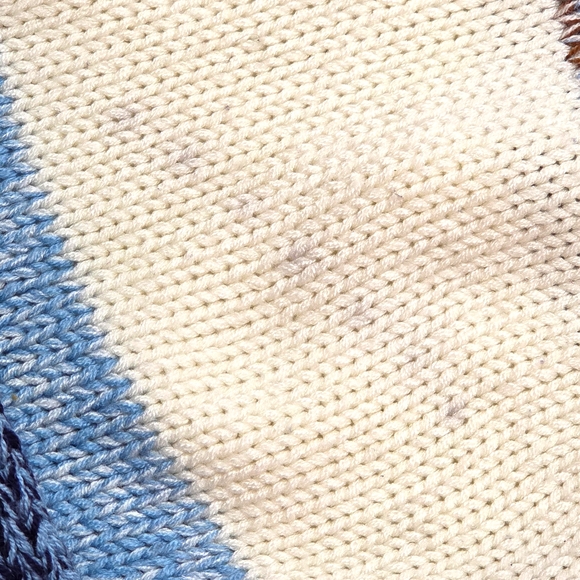 Vintage Geometric Crewneck Sweater GrandpaCore Size Large - See Measurements - Picture 7 of 11